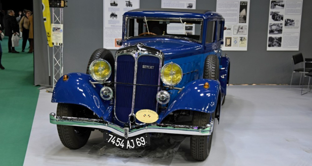 Pomocí darů obnovený sedmimístný Berliet VRD 19 (1933) se čtyřválcem 3,3 litru