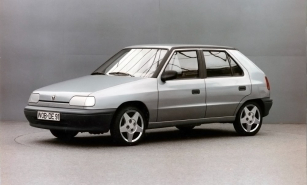 Vítězný stylistický návrh prototypu Škoda Felicia z roku 1991